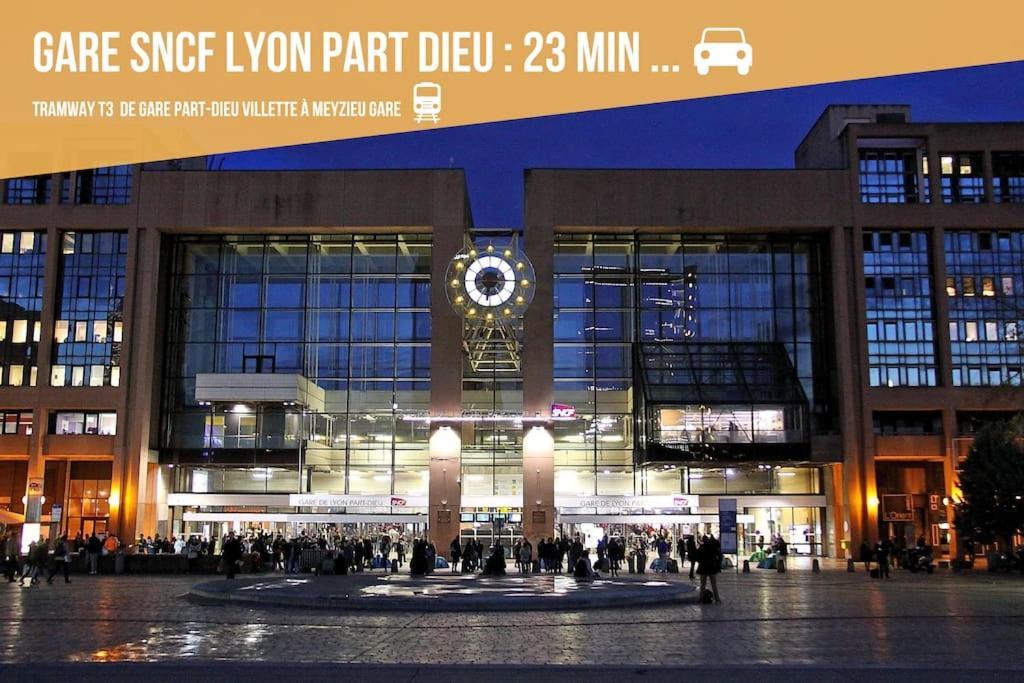 Comfort And Tranquility Near Lyon And Groupama Stadium, 4 Personnes Appartement *